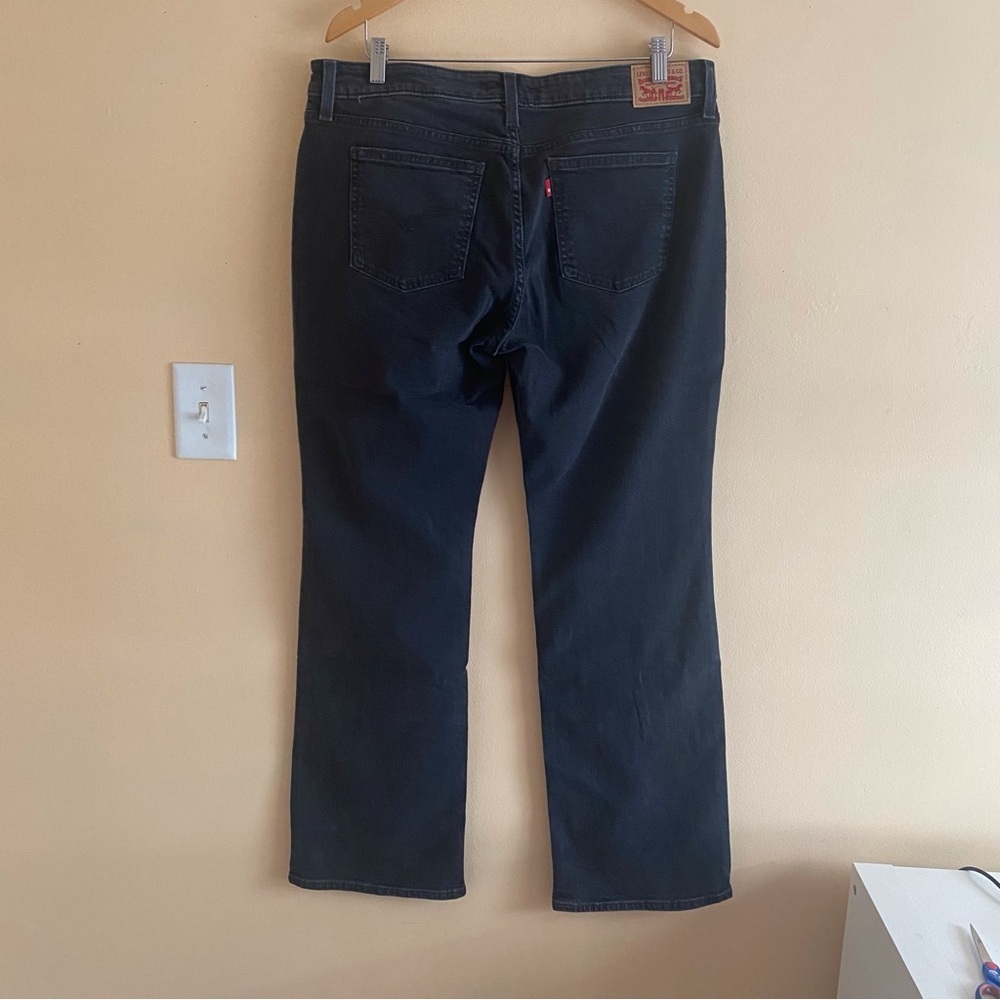 Levis Superlow Boot Woman 33 Black Zip Fly Stretch Y2K Streetwear Classic Comfy - Picture 3 of 16